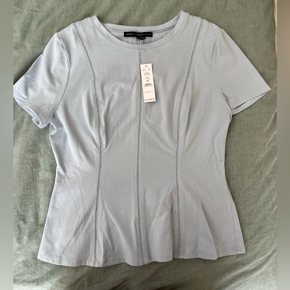 Blue blouse. White House Black Market. Size small. New with tags